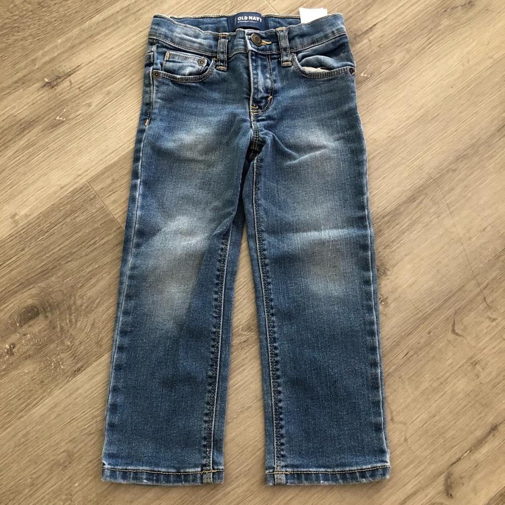 Straight leg jeans